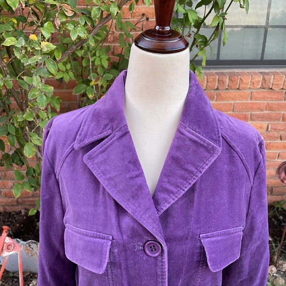 Kenneth Cole • Vintage • Purple • Size • Suede • Jacket - Picture 9 of 16